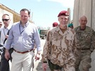 Premir Petr Neas a nelnk generlnho tbu Petr Pavel v Afghnistnu