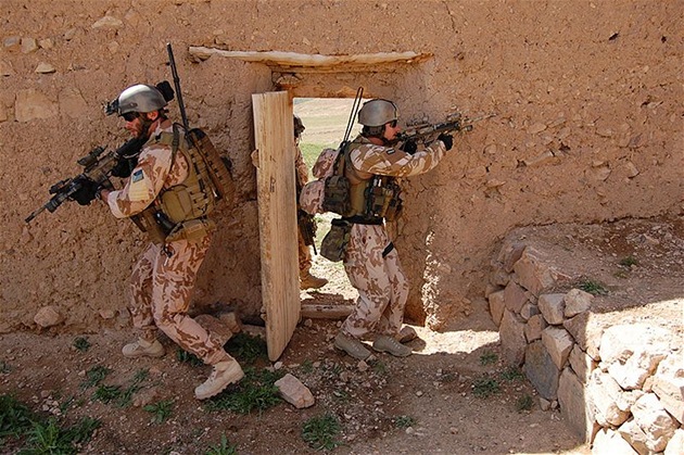 Elitní čeští vojáci speciálních sil v Afghánistánu