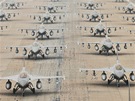 Letouny F-16 americkch vzdunch sil na jihokorejsk leteck zkladn Kunsan