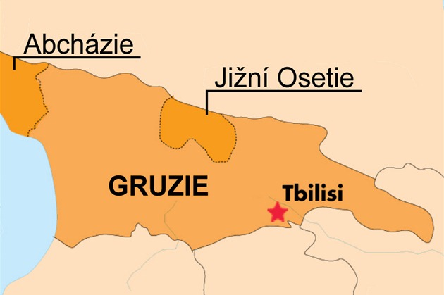 Gruzie a separatistické oblasti Jiní Osetie a Abcházie