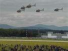 panlsk akrobatick skupina Patrulla ASPA na Dnech NATO v Ostrav