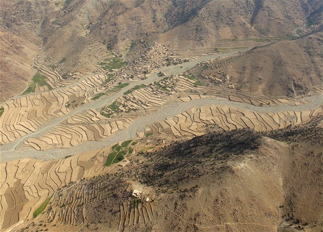Údolí Ganjgal Gar v afghánské provincii Kunar
