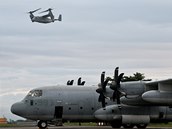 Na pomoc Filipíncm po niivém tajfunu vyslaly USA konvertoplány VM-22 Osprey a