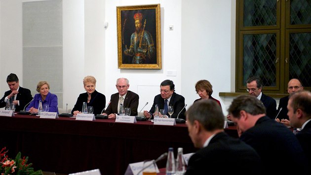 Zasedání vrcholných pedstavitel Evropské unie na Summitu Východního