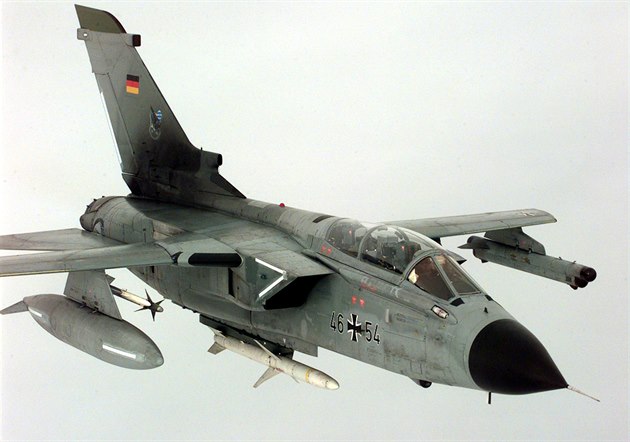 Letoun Tornado nmecké Luftwaffe. Ilustraní foto. 