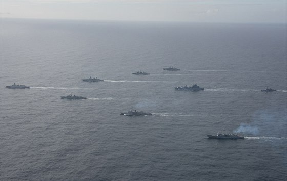 Vlen flotila NATO bhem manvr u pobe Norska