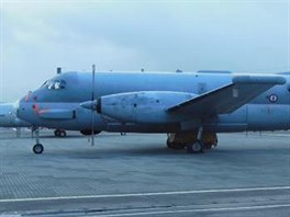 Francouzsk hldkov letoun Atlanta2 na letiti Sola u norskho Stavangeru