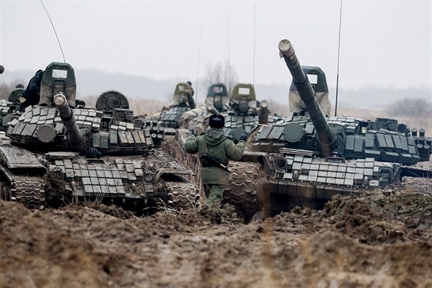 Ruské pozemní síly během neočekávané únorové bojové prověrky (ilustrační foto)