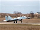 Nazdvukov stroj MiG-29 ukrajinskch vzdunch sil