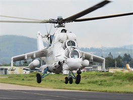 Bitevn vrtulnk Mi-24 ukrajinskho letectva