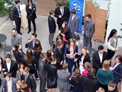 Neformln setkn student s odbornky organizovan IC NATO (27. bezna 2014)