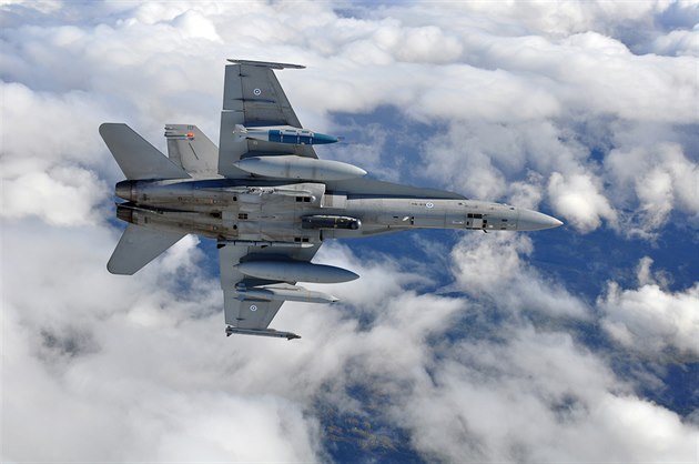 Letoun F-18 Hornet finských vzdušných sil