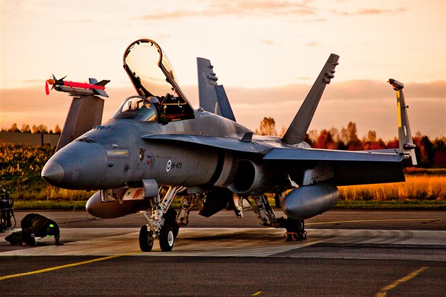 Letoun F-18 Hornet finských vzdušných sil