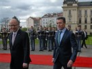 Nvtva generlnho tajemnka NATO Anderse Fogh Rasmussena v Praze