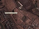 Satelitn snmek oblasti Belgorodu ped rozmstnm ruskch jednotek