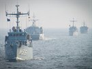 Formace vlench lod NATO vyplouv do Baltskho moe.