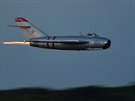Letoun MiG-17 na leteck show v Barksdale