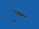 Bezpilotn przkumn letoun Raven bhem soute przkumnch hldek na Libav