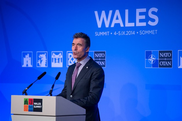 Anders Fogh Rasmussen na summitu NATO ve Walesu