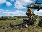 Kanadští vojáci během cvičení Anakonda v Polsku