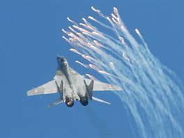Letov ukzka slovenskho MiG-29 na Dnech NATO v Ostrav