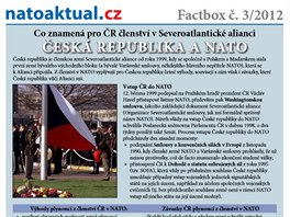 Factbox: Česká republika a NATO