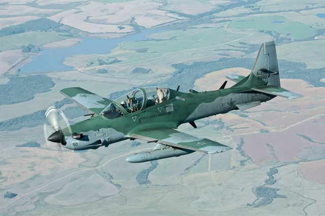 Letoun Embraer EMB 314 Super Tucano brazilského letectva