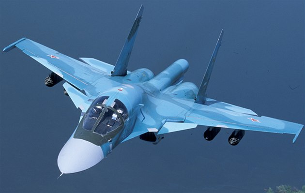 Ilustraní snímek. Letoun Su-34.