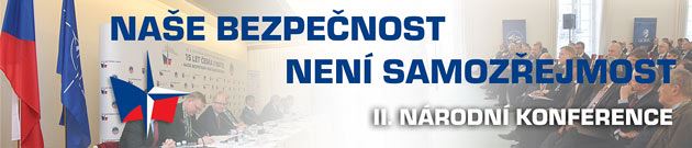 Banner konference „Naše bezpečnost není samozřejmost“ Banner konference „Naše bezpečnost není samozřejmost“