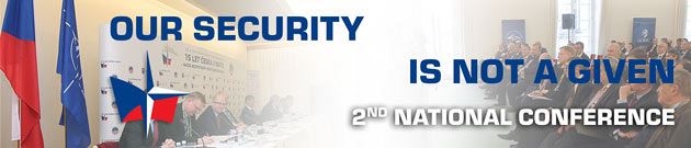 Our security is not a given - conference banner Our security is not a given - conference banner