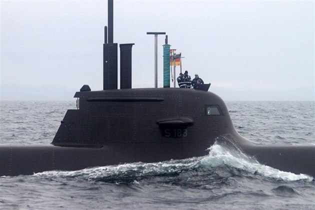 Ilustrační foto. Německá ponorka U-33.