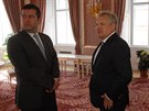 Bval polsk prezident Aleksander Kwaniewski a pedseda Poslaneck snmovny...