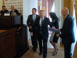 Bval polsk prezident Aleksander Kwaniewski na konferenci Nae bezpenost...