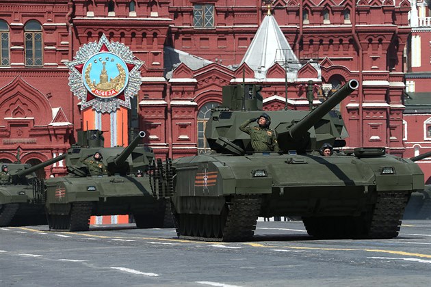 Ruské tanky Armata. Ilustrační foto.