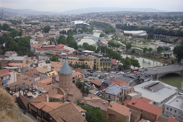 Tlustrační snímek. Gruzínské hlavní město Tbilisi.
