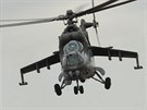Bitevnk Mi-24 na Dnech NATO v Ostrav