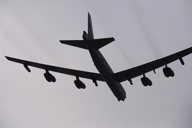 Bombardér B-52 amerického letectva. Ilustraní foto.