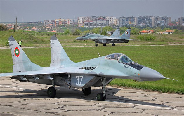 Letouny MiG-29 bulharských vzdušných sil