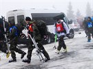 Start extrmnho zvodu Winter Survival v Jesenkch