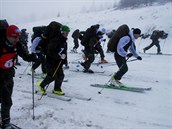 Start extrémního závodu Winter Survival v Jeseníkách