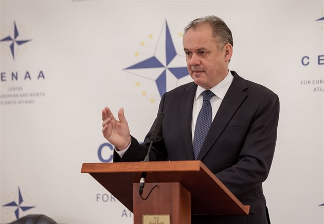 Slovenský prezident Andrej Kiska na konferenci NATO2020: Challenges Ahead of...