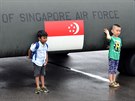 Singapore Air Show. Domc RSAF (Republic of Singapore Air Force) vystavila...