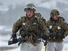 Britsk nmon pchota na zimnm cvien v Norsku