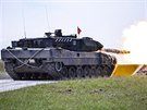 Nmeck Leopard pl bhem tankovho zvodu v Bavorsku