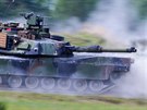 Americk Abrams bhem tankovho zvodu v Bavorsku