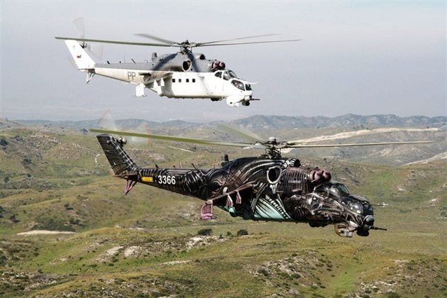 O poízení nových vrtulník pro eské letectvo se uvauje ji více ne ti roky, nahrazení sovtských Mi-24/35 je vak stále v nedohlednu (ilustraní foto).
