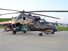 Vrtulnk Mi-24/35 s nzvem Alien Tiger 221. letky z Nmti nad Oslavou