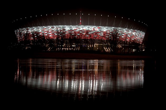 Národní stadion ve Varav - djit summitu Severoatlantické aliance