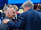 Afghnsk prezident Araf Ghn na summitu NATO ve Varav