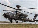 Americk AH-64 Apache na cvien Ample Strike v Nmti nad Oslavou